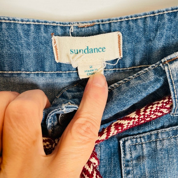 🦋Sundance Jolienne Lightweight Denim Jogger Cargo Pants Button Fly Size 2 - Picture 5 of 9